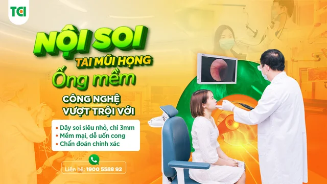 Nội soi tai mũi họng ống mềm không đau