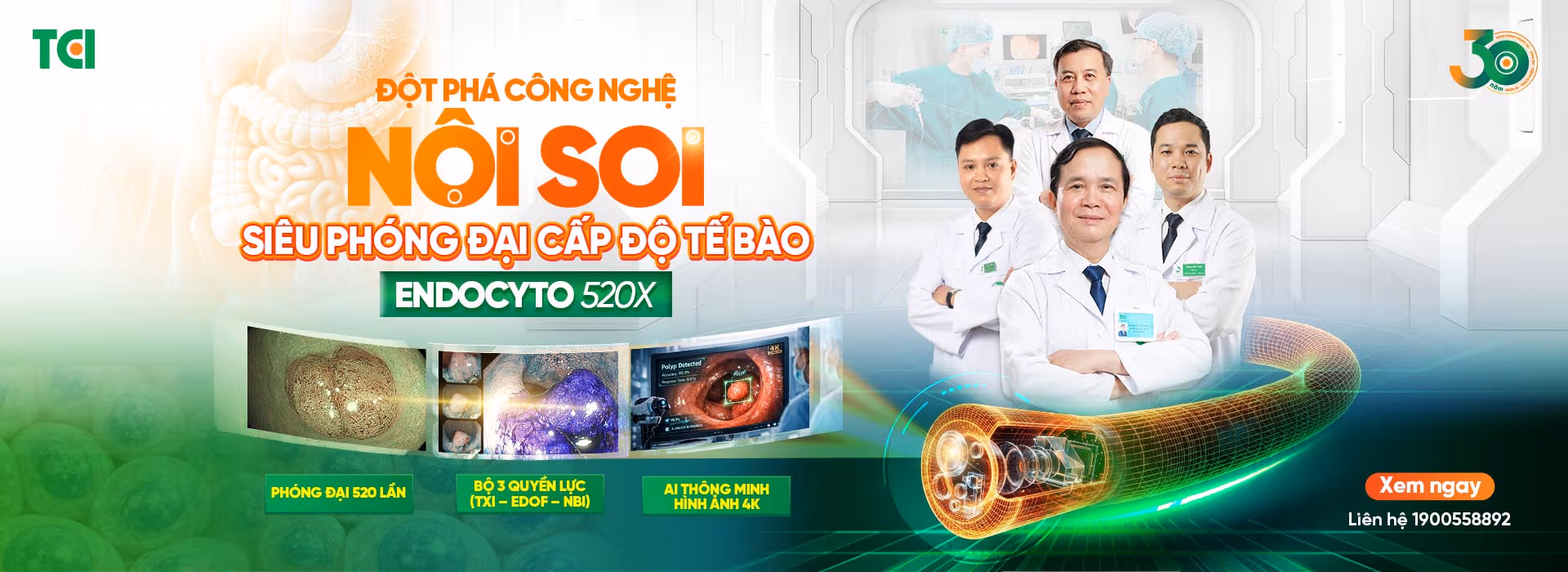 Slider – Banner Nội soi Tiêu hóa Endocyto 520X