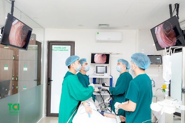 Công nghệ nội soi tiêu hóa NBI - 5P với khả năng phóng đại hình ảnh gấp 100 lần, phát hiện sớm ung thư và các bệnh lý đường tiêu hóa.