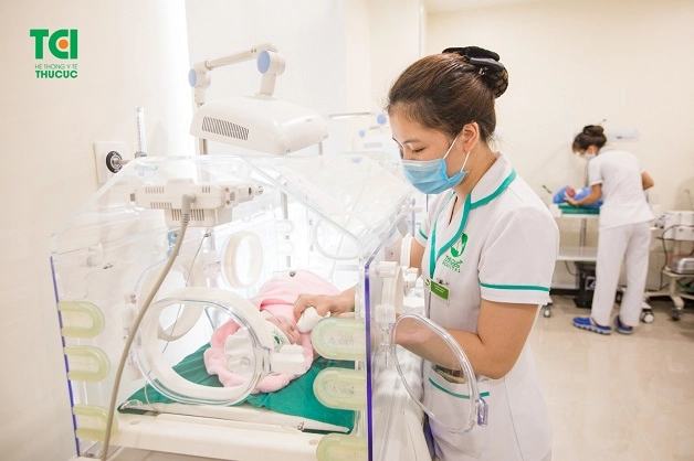 Phòng chăm sóc sơ sinh đầy đủ các trang thiết bị hiện đại